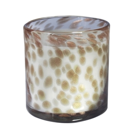 Luxury Marbled Glass Casa Candle Jar - Peony 10cm