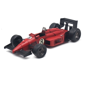 Vintage Red Racing Car 32cm