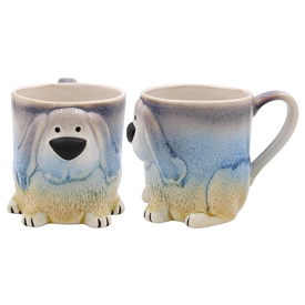 DUE MAR Faithful Friends Ceramic Mug - Dog