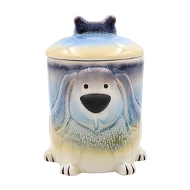 DUE MAR Faithful Friends Ceramic Canister - Dog