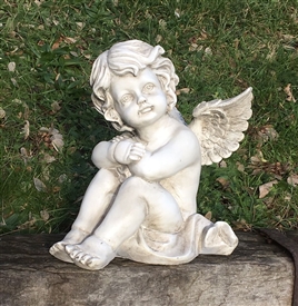 26cm Sitting Cherub Head on Arms