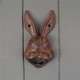 Wall Mounted Cast Iron Hare Bottle Opener