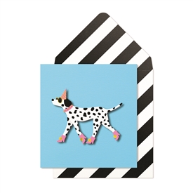 Dalmatian Birthday Card 16cm