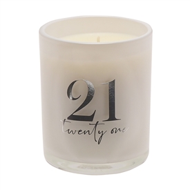 Milestones Champagne Candle Jar - 21