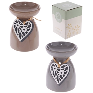 Ceramic Hanging Heart Burner 2 Assorted 11cm