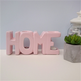 HOME Double Dish Wax Melter / Oil Burner 25cm - Pink