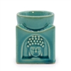 Ceramic Buddha Wax/Oil Warmer - Soft Turquoise