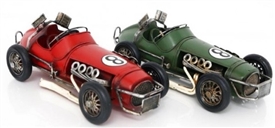 Sports Car Tin Ornament 28cm