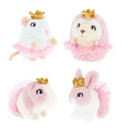 4asst Keeleco Plush - Pink Animals 14cm