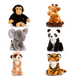 Plush Teddy Made From 100% Recycled Plastic 6 Assorted 12cm