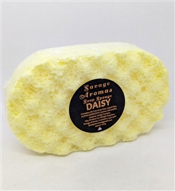 Fragranced Soap Sponge Exfoliator 140g - Daisy