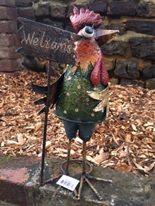 Quirky Metal Welcome Bird