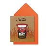 Hot Stuff Pot Noodle Card 16cm