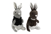 2asst Rabbit In Waistcoat Doorstop