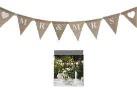 MR & MRS Hessian Bunting