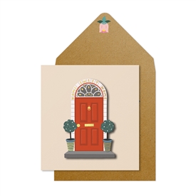 Red Door Home Sweet Home Card 16cm