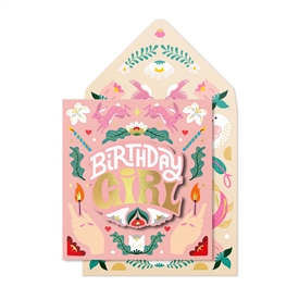 Birthday Girl Card 16cm