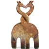 ##Giraffe Resin Family Ornament