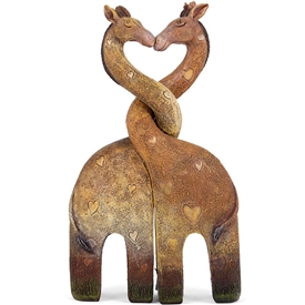 ##Giraffe Resin Family Ornament