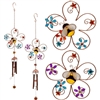 ##[2asst]Bee with Metal Resin Windchime