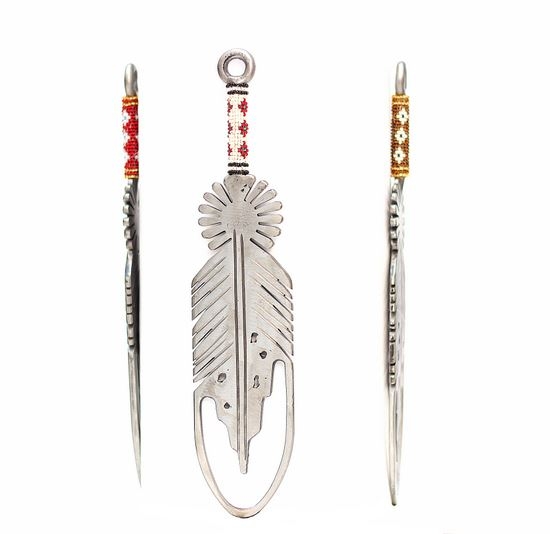 Steel Eagle Feathers Genuine Navajo Craftsmanship