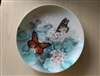 Butterfly Collector Plate Vintage Monarch Butterflies by Lena Liu on W.S. George Fine China - 1988
