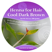 Sample Ancient Sunrise Henna For Hair Cool Dark Browm