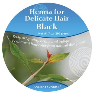 Henna for Delicate Hair Black Kit