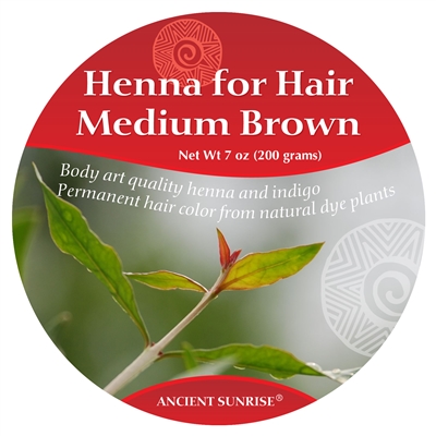 Sample Henna for hair Medium Brown Kit