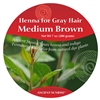 Sample Henna for Gray Hair Medium Brunette Kit