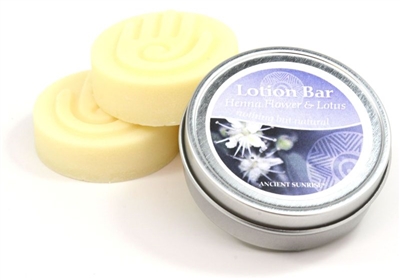 Henna Flower and Lotus Lotion Bar