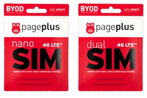 Page Plus 4G LTE SIM Cards