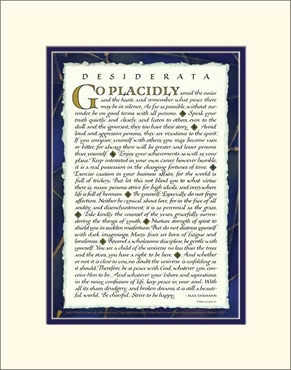 Desiderata