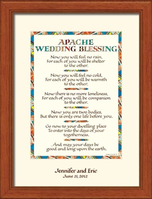 wedding blessing personalized