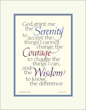 serenity prayer