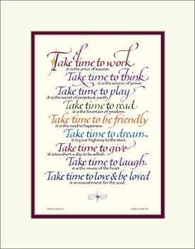 take time