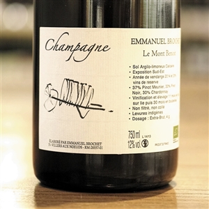 4908 EMMANUEL BROCHET CHAMPAGNE LE MONT BENOIT L14/13 750ml