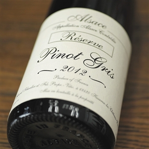 5517 GERARD SCHUELLER ALSACE PINOT GRIS RESERVE 2012 750ml