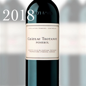 A454 CH.TROTANOY POMEROL 2018 750ml x 6 [OWC6, Stock in France]