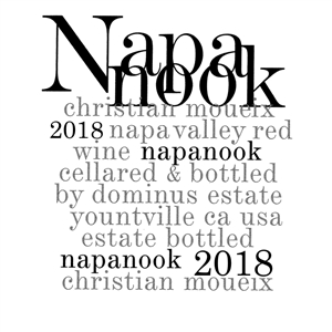 B041 NAPANOOK DOMINUS ESTATE NAPA VALLEY 2018 750ml x 6 [OWC6, Stock in France]