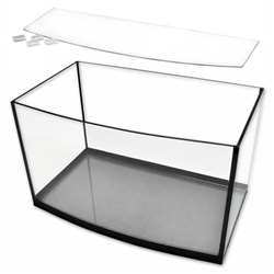 AquaTop 3.5 Eurostyle Bowfront Glass Aquarium (ES-12) WITH LID