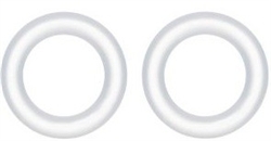 AquaTop CF400 Canister Filter Replacement O-Ring Set (2) for Quick Disconnect Valve