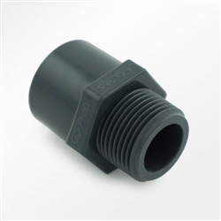 20mm Metric Male Coupling, 20mm Slip x 1/2" MPT