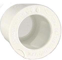 Schedule 40 PVC Reducer Bushing 1" Spg x 3/4" Slip