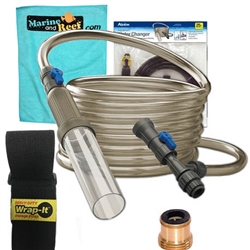 Aqueon Aquarium Water Changer with 25 ft Hose, Small Storage Strap & Python Brass Adaptor Package