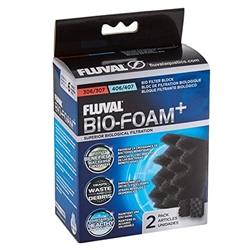 Fluval 306/307/406/407 Filter Replacement Bio-Foam Plus, 2-Pack (Fluval A237)