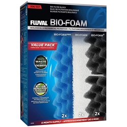Fluval 306/307 Filter Replacement  Bio-Foam Value Pack (Fluval A336)