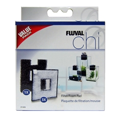 Fluval Chi Replacement Pad 3-Pack & Foam Set Fluval A-1426