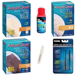 AquaClear 30 Power Filter Deluxe Maintenance Inserts Package