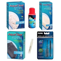 AquaClear 110 Power Filter Maintenance Inserts Package